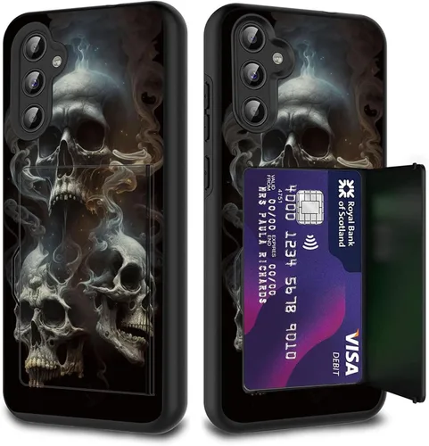 Vista 15 de Funda híbrida de doble capa con función atril para Samsung Galaxy A16 5G de 6.9 pulgadas, diseño de vaca con bandera estadounidense