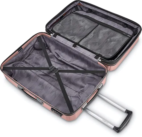 Vista 2 de Samsonite Winfield 3 DLX Spinner, Rosa, Grande de 28 pulgadas, a cuadros
