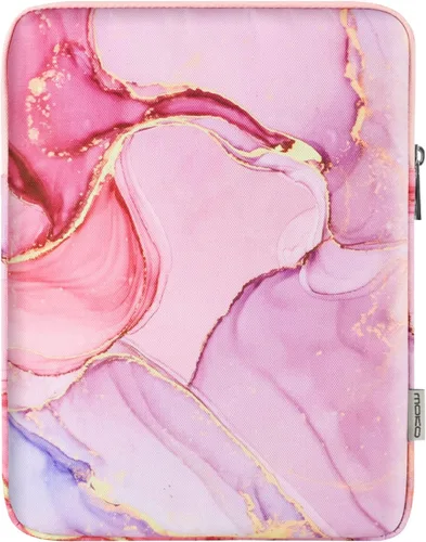 Vista 30 de MoKo 9-11 pulgadas Tablet Sleeve Bag Acolchado Protetivo Estuche de flor (Apricot flower)