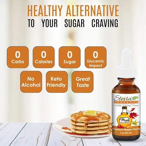 Vista 3 de Stevia Drops Butterscotch, Irish Cream, & Maple Stevia Select Keto Coffee Sugar-Free Stevia Flavors Bundle (3) Pack