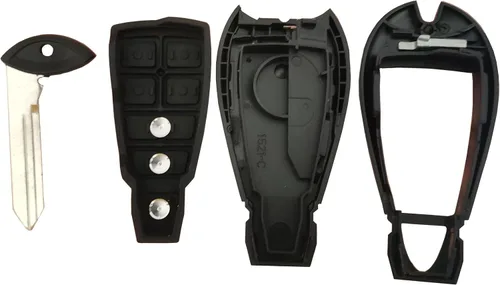 Vista 3 de Reemplazo para llavero remoto de entrada sin llave compatible con Chrysler Town and Country 2008-2015 Dodge Grand Caravan (3 botones)