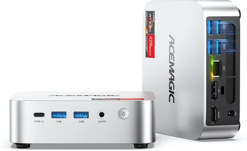Vista 10 de ACEMAGIC Mini PC K1, procesador AMD Ryzen 4300U de 28 W, 16 GB DDR4 RAM 512 GB SSD (Beat 3300U/N150/N97) Mini computadoras 11 Pro, HDMI+DP1.4 Dual