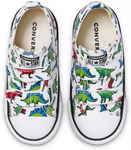 Vista 2 de Converse Chuck Taylor All Star 2v Tenis de cuero bajas para niños