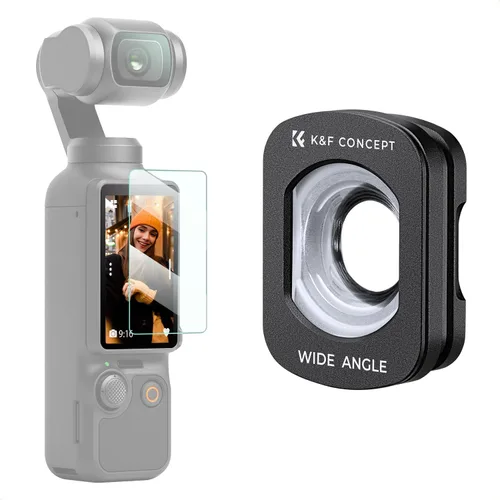 Vista 8 de K&F Concept Juego de Filtros UV/CPL/ND Compatible con DJI Osmo Pocket 3, Juego de 6 Filtros Magnéticos UV+CPL+ND16/PL+ND32/PL+ND64/PL+ND256/PL
