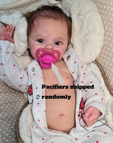 Vista 2 de Zero Pam Muñecas de bebé renacidas de silicona cuerpo completo 18 pulgadas impermeables anatómicamente correctas muñeca de bebé de silicona bebés