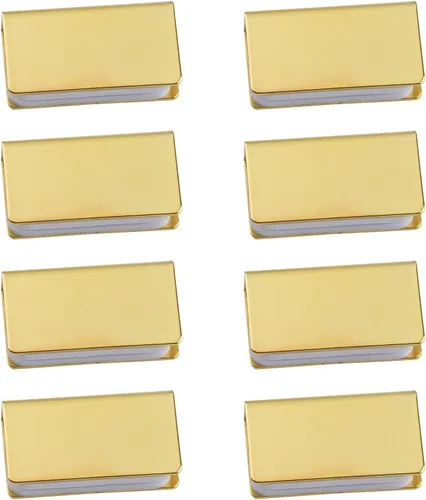 Vista 13 de Abrazadera magnética de metal ajustable sin marco, placas de huelga magnéticas rectangulares, abrazaderas de presión plateadas, clips de pestillo