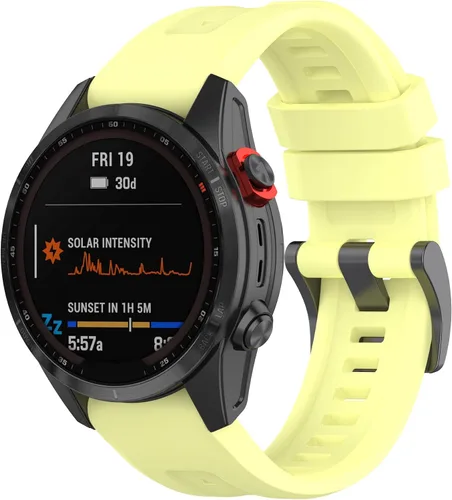 Vista 12 de Compatible con Garmin Quatix 7 Pro Bands, Forerunner 965 955 945 Correas de reloj de repuesto de silicona para Garmin Epix Pro 1.850 in/Fenix