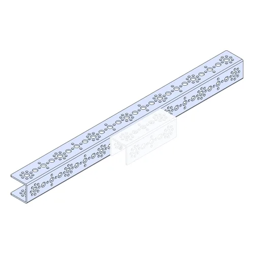 Vista 3 de Pitsco Education TETRIX MAX - Canal en C de aluminio de 16.378 in con patrón de orificios repetitivos de 0.63 pulgadas, elementos de construcción