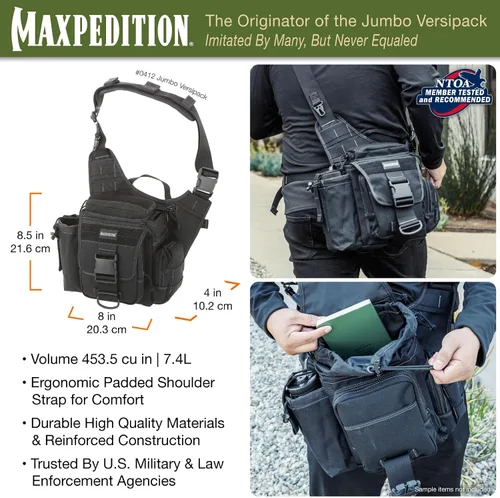 Vista 3 de Maxpedition Jumbo Versipack