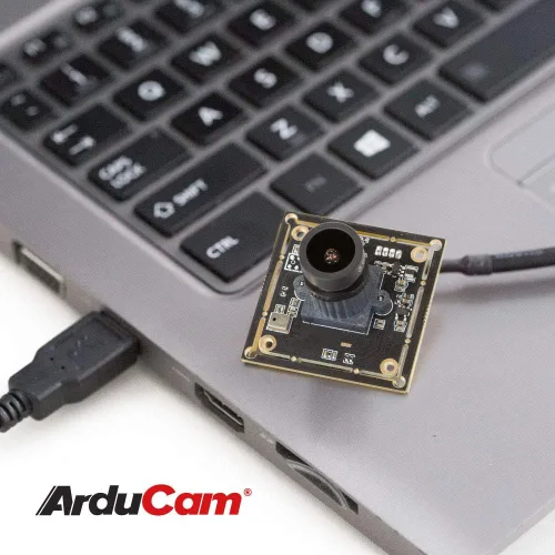 Vista 3 de Arducam Módulo de cámara USB WDR de poca luz 1080P para computadora, 2MP 1/2.8 "CMOS IMX291 100 grados gran angular Mini UVC Webcam Board