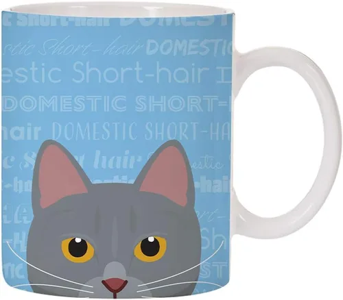 Vista 19 de Adorable diseño de raza de gato taza de café de cerámica de 11 oz (abisinio)