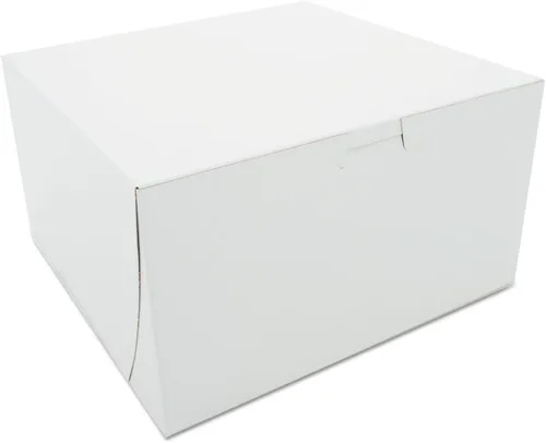 Vista 9 de Southern Champion Tray 0961K - Caja de panadería de cartón kraft sin bloqueo de ventana, 9 pulgadas de largo x 9 pulgadas de ancho x 4 pulgadas