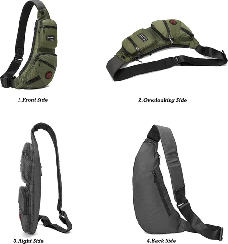 Vista 60 de Nicgid Sling Bag - Mochila bandolera para hombre), LYSB01NH075BJ-SPRTSEQIP