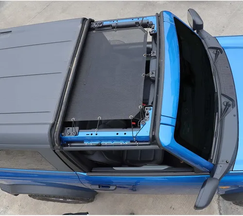 Vista 3 de JWWY Parasol de malla para el sol, protección solar para bikini en la parte superior del techo, malla de protección solar para 2021-2026+ Ford
