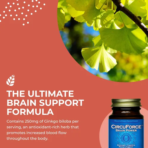 Vista 4 de HEALTHFORCE SUPERFOODS CircuForce Brain Power - 30 VeganCaps