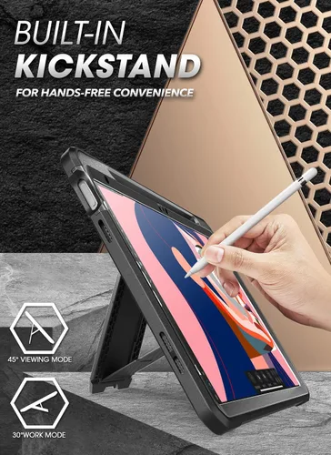 Vista 5 de SUPCASE Funda para iPad de 11ª generación A16 Chip de 11 pulgadas 2025 con protector de pantalla (Unicorn Beetle Pro)