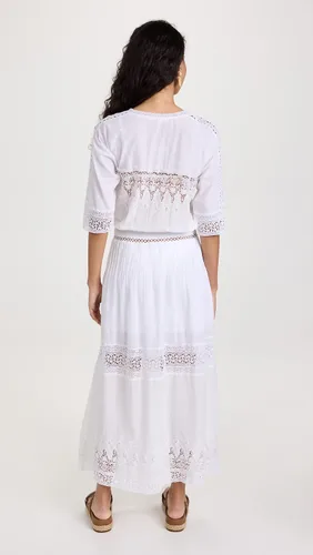 Vista 3 de LOVESHACKFANCY Vestido Beth para mujer