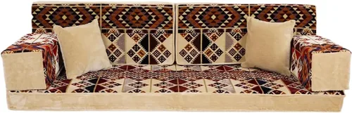 Vista 50 de arabicsofa Cojines Majlis de piso tradicionales: asientos modulares Diwan seccionales