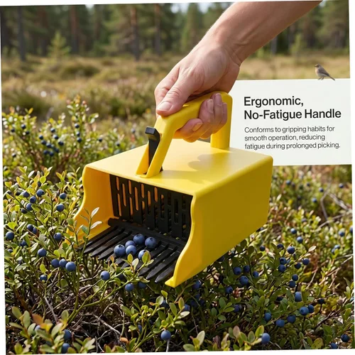 Vista 4 de Blueberry Picker, Efficient Comb Berry Picker Tool Blueberry Rake with Ergonomic Comfort Grip Handle for Garden Harvesting Berry rake