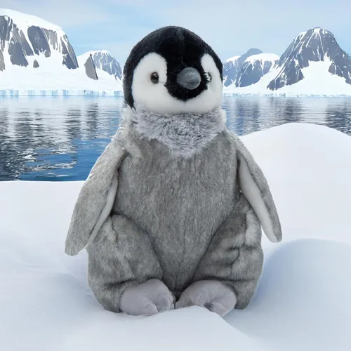 Vista 2 de The Petting Zoo - Polluelo de pingüino de peluche, juguete de regalo para niños, animales de vida marina de Wild Onez, juguete de pingüino