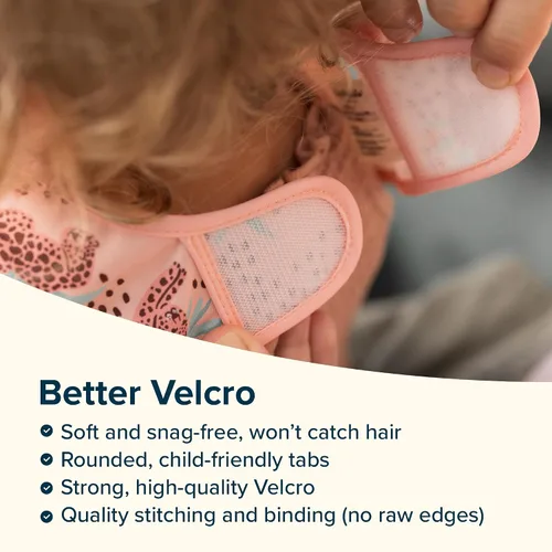 Vista 5 de Tiny Twinkle Babero a prueba de desorden para niños Babero impermeable para comer Delantal de bebé para alimentar, lavable a máquina, regalo