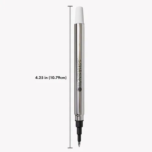 Vista 3 de Monteverde USA Rollerball - Recambios para bolígrafos Sheaffer y Sailor, punta fina, negro, paquete de 2, flujo de tinta suave y confiable