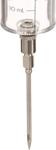 Vista 3 de Outset Inyector de marinada Q120 con aguja extraíble, acero inoxidable y plástico