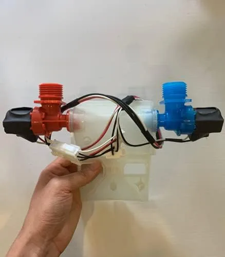Vista 4 de Reemplazo de la válvula de entrada de agua para Whirlpool WTW4810EW2 WTW4815EW1 WTW4815EW2 WTW4816FW0 WTW4816FW1 WTW4816FW2 WTW4850HW0 WTW4855HW0