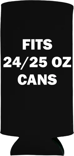 Vista 4 de Espuma en blanco plegable de 24 oz. Can Coolie (variedad, paquete de 6)