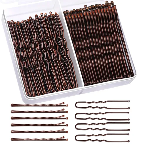 Vista 10 de Teenitor 100 alfileres negros Bobby, alfileres de pelo negros, horquillas para el cabello para mujeres y niñas de 2 pulgadas