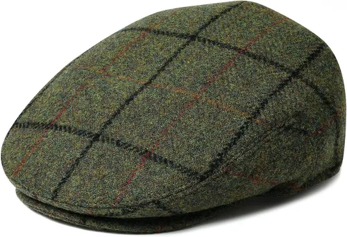 Vista 31 de Hombres Mezcla de Lana Ivy Newsboy Gorra Tweed Gatsby Cabbie Flat Hat