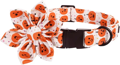Vista 11 de Lionet Paws Collar de perro con flor, suave y cómodo, collar ajustable para cachorros y gatos niñas, cuello de 8 a 12 pulgadas
