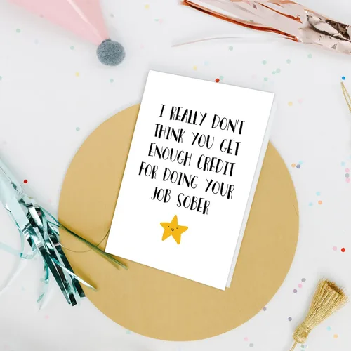 Vista 4 de Nchigedy Divertida tarjeta del día del jefe para hombres y mujeres, regalo humorístico del día del jefe para jefe, tarjeta de cumpleaños de jefe