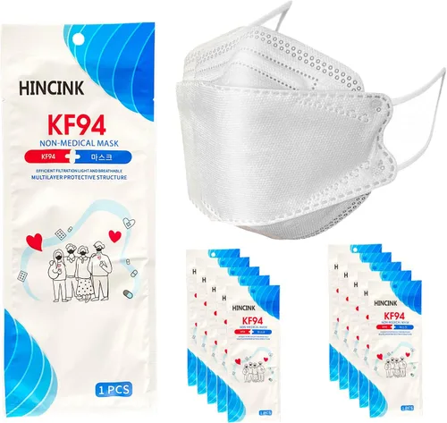 Vista 20 de Disposable Masks 10 Pack, 4-Layer Individually Wrapped Masks for Adults Adultos-colorido-a