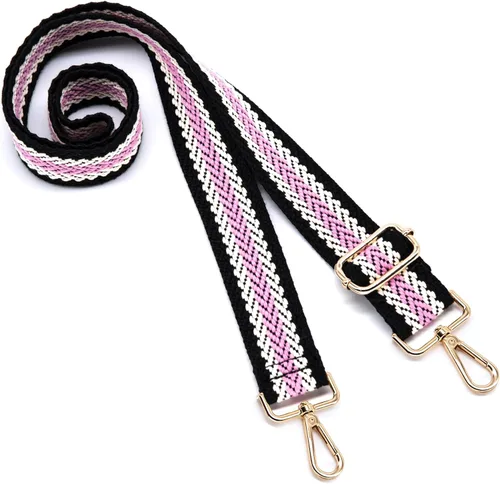 Vista 221 de S&loyoe Correas de repuesto para bolso, correa ajustable para bolsa cruzada, correas de guitarra anchas para bolsos de 1.5 pulgadas