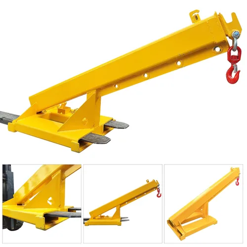 Vista 6 de INTSUPERMAI Accesorio ajustable para grúa móvil para carretilla elevadora con gancho de brazo de horca de elevación de truss para equipo de fijación