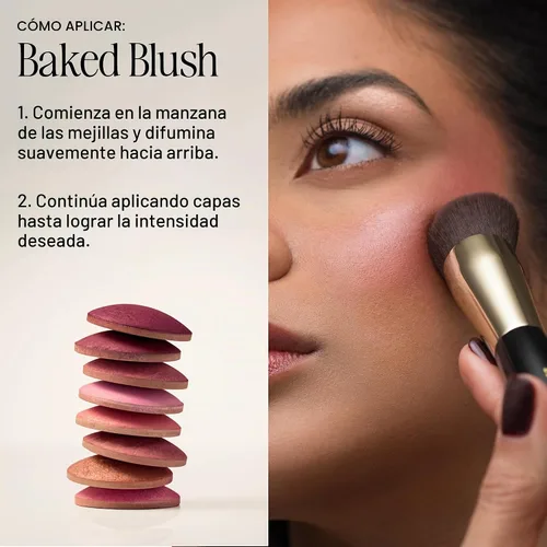 Vista 7 de Milani Rubor al horno, rubor en polvo de maquillaje para mejillas Luminoso (Actualizado)
