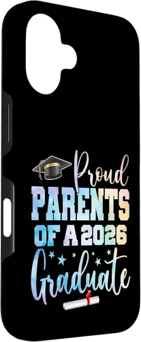 Vista 3 de Proud Parents of A Class of 2026 Graduate Graduation Case for iPhone 16