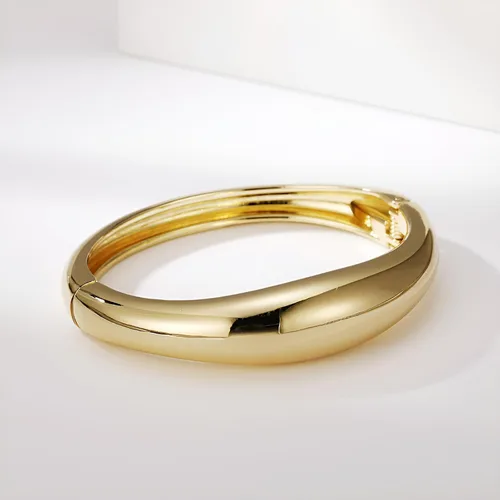 Vista 4 de TONLUYAX Gold Silver Bracelet Bangle for Women Men Cuff Bangle Chunky Bangles