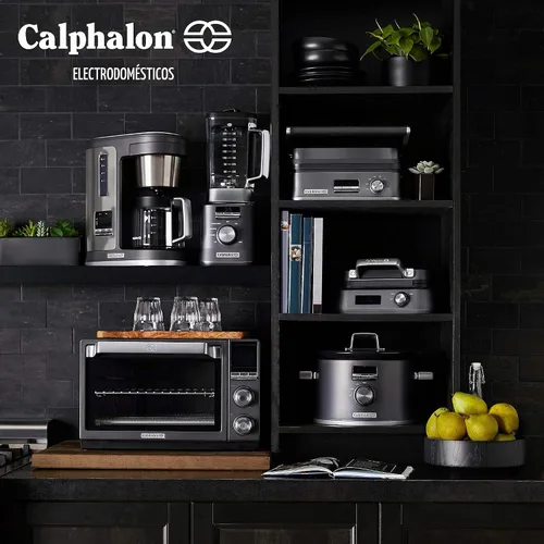 Vista 8 de Calphalon Licuadora Auto-Speed de 68 onzas con vaso para batidos Blend-N-Go y tarro Tritan sin BPA Base de 1100 W, acero inoxidable oscuro