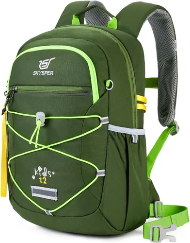 Vista 14 de SKYSPER Mochila para Niños 12L Bolsa Escolar para Niños y Niñas Edades 4-8 para Viajes, Días de Paseo y Clases Applegreen