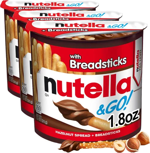 Vista 10 de Nutella & Go Avellana para untar y palitos de pan, 1.8 onzas