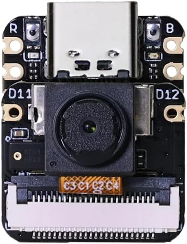 Vista 4 de Seeed Studio XIAO ESP32 S3 Sense - Wi-Fi de 2.4 GHz, BLE 5.0, sensor de cámara OV2640, micrófono digital, PSRAM de 8 MB, flash de 8 MB, carga