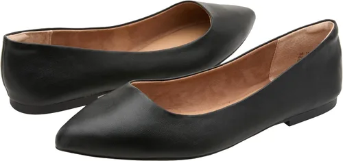 Vista 3 de Tienda Essentials - Zapatos planos de ballet puntiagudos para mujer