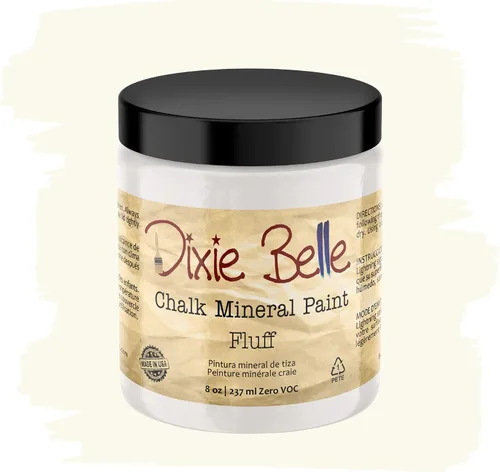 Vista 64 de Pintura para muebles con acabado de tiza Dixie Belle Paint Company - Amatista (4oz) - Pintura mineral de tiza chic púrpura profundo mate