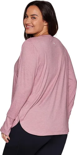 Vista 5 de RBX Active - Sudadera ligera de felpa francesa de manga larga para mujer