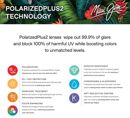 Vista 4 de Maui Jim Gafas de sol clásicas polarizadas Lele Kawa para hombre y mujer