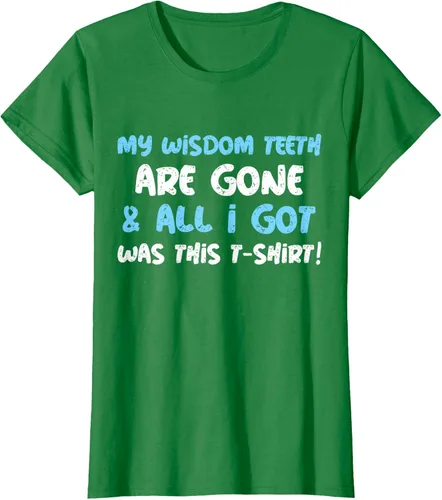 Vista 27 de My Wisdom Teeth Are Gone! Camiseta divertida de muelas del juicio, Negro
