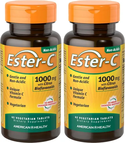 Vista 8 de American Health Ester-C con bioflavonoides cítricos, tableta, 45
