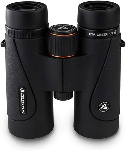 Vista 5 de Celestron 71400 Binoculares para rastrear, color verde militar.